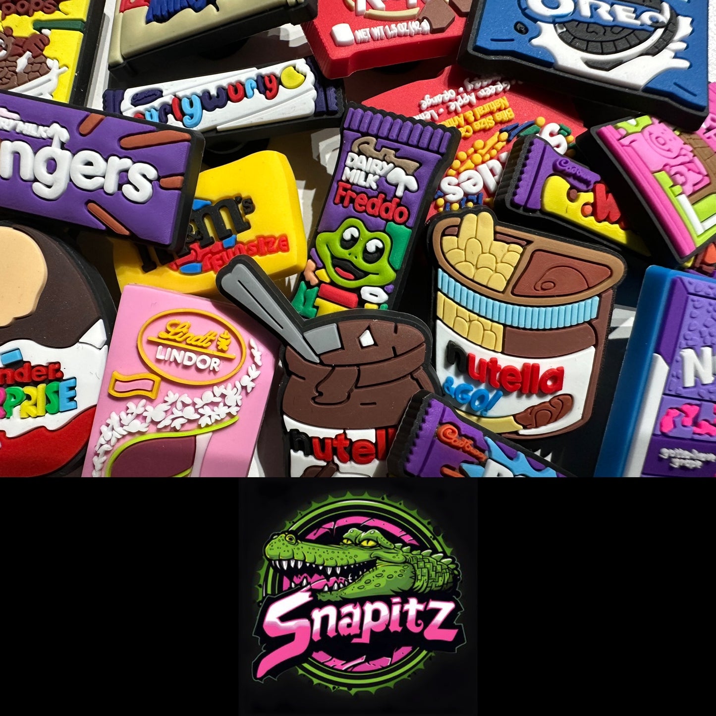 Food Snack Style Theme Croc Charms