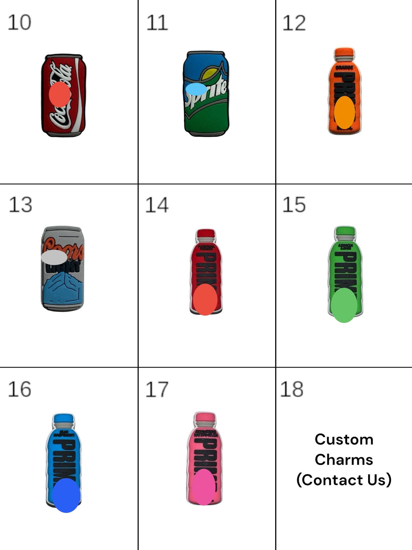 Croc Charms | Drinks Style Themed Croc Charms