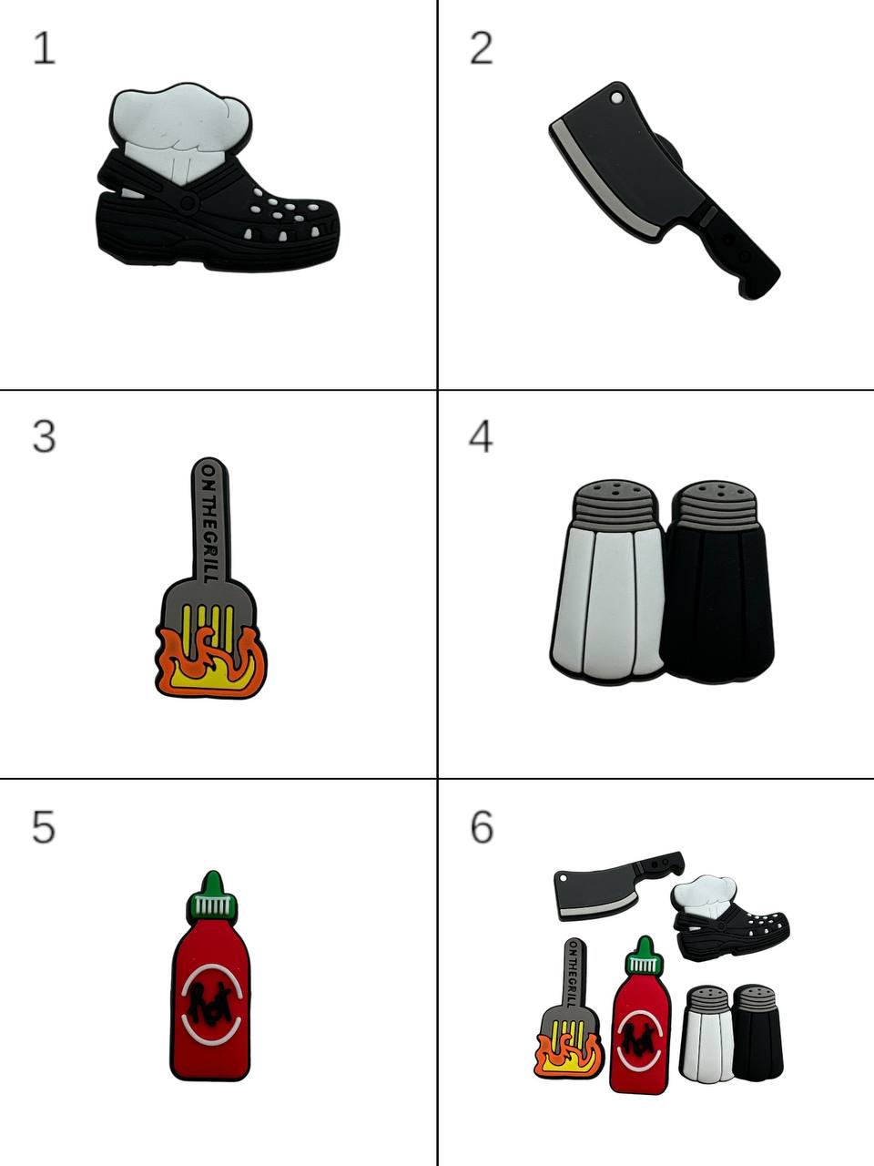 BBQ Chef Sauce Style Croc Charms