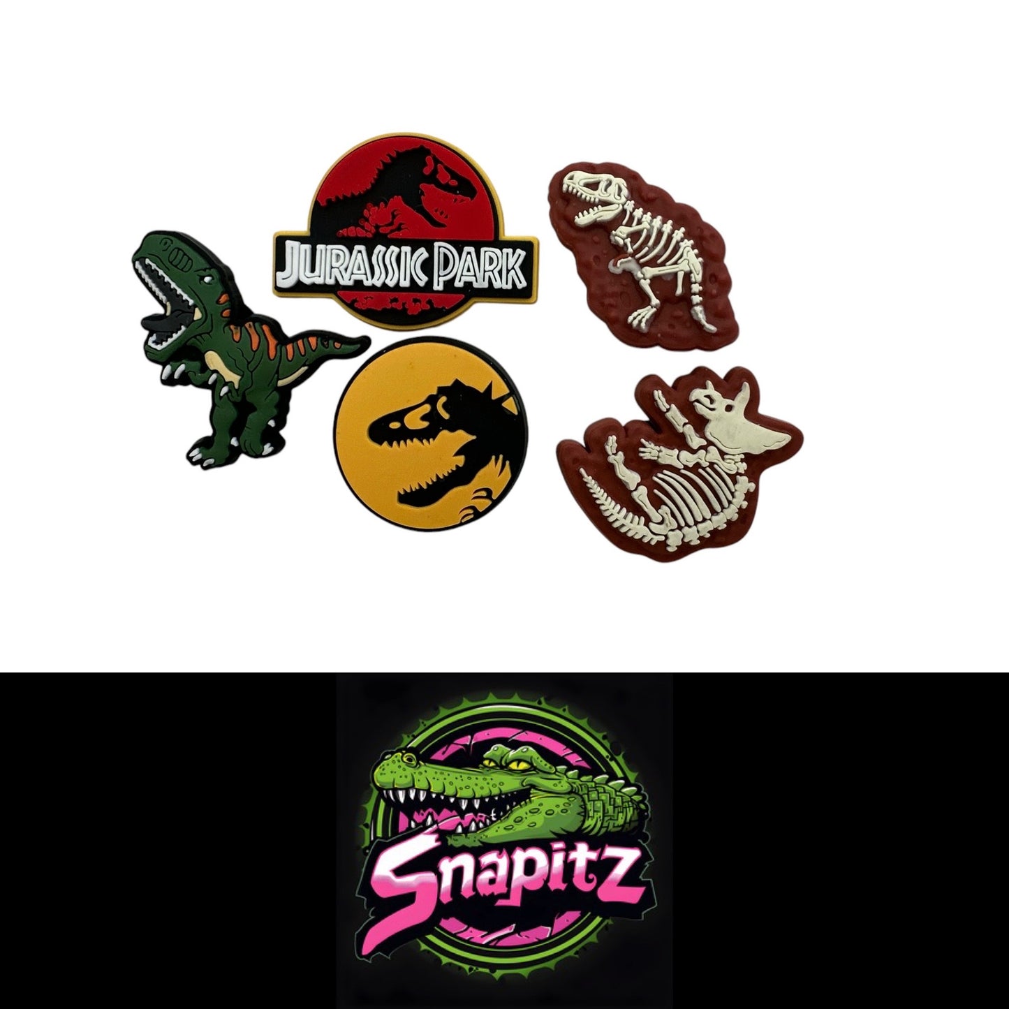 Dinosaur-Inspired Croc Charms | Fun Shoe Accessories
