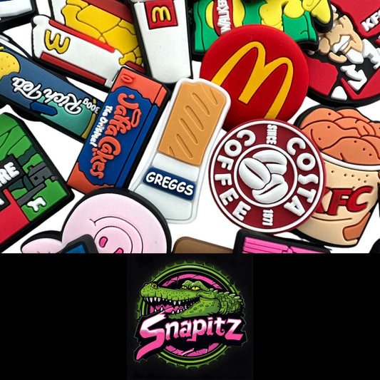 Food Snack UK Style Theme Croc Charms