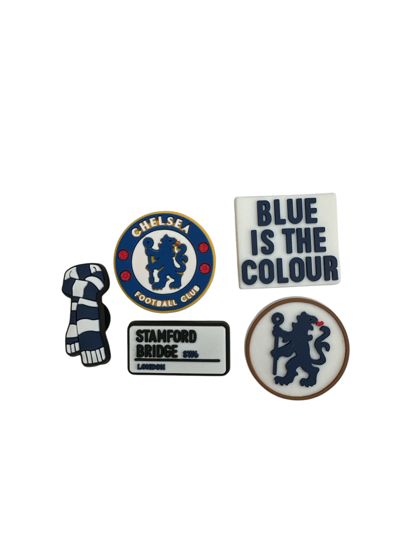 Football Croc Charms - Gift Sign Badge Scarf Banner