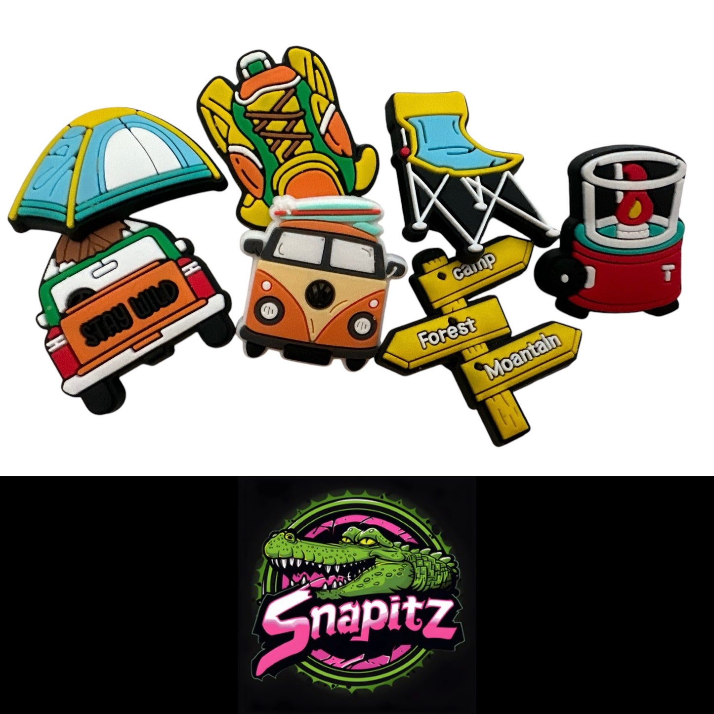 Camping & Outdoor Croc Charms | Adventure Shoe Accessories