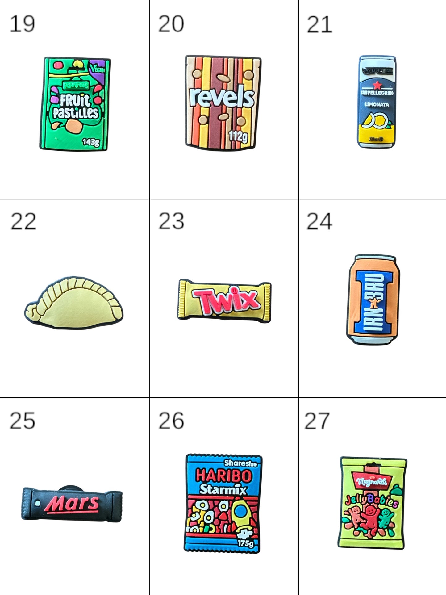 Food Snack Drinks UK Style Theme Croc Charms