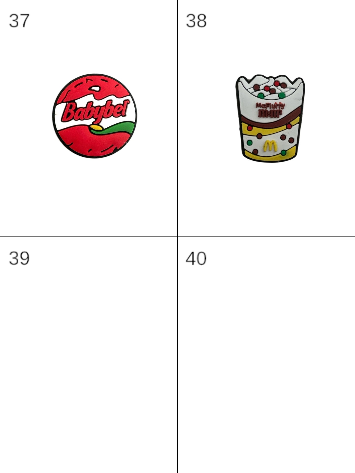 Food Snack Drinks UK Style Theme Croc Charms