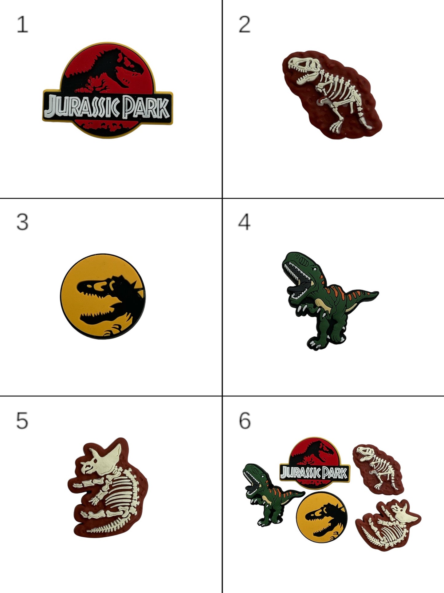 Dinosaur-Inspired Croc Charms | Fun Shoe Accessories