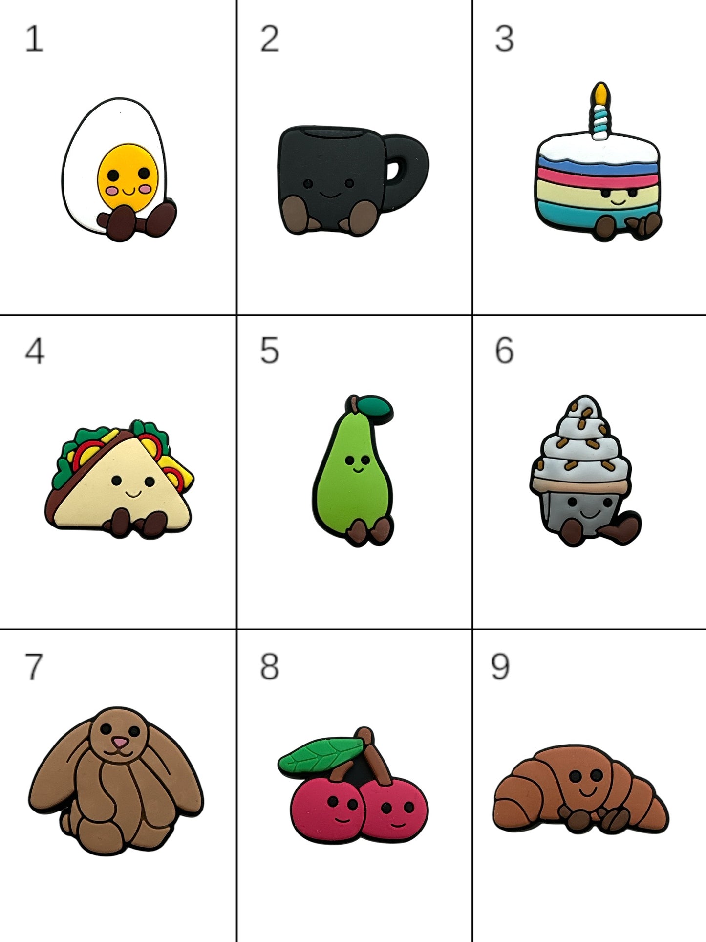Jelly Teddy Animal Croc Charms | Cute Shoe Accessories