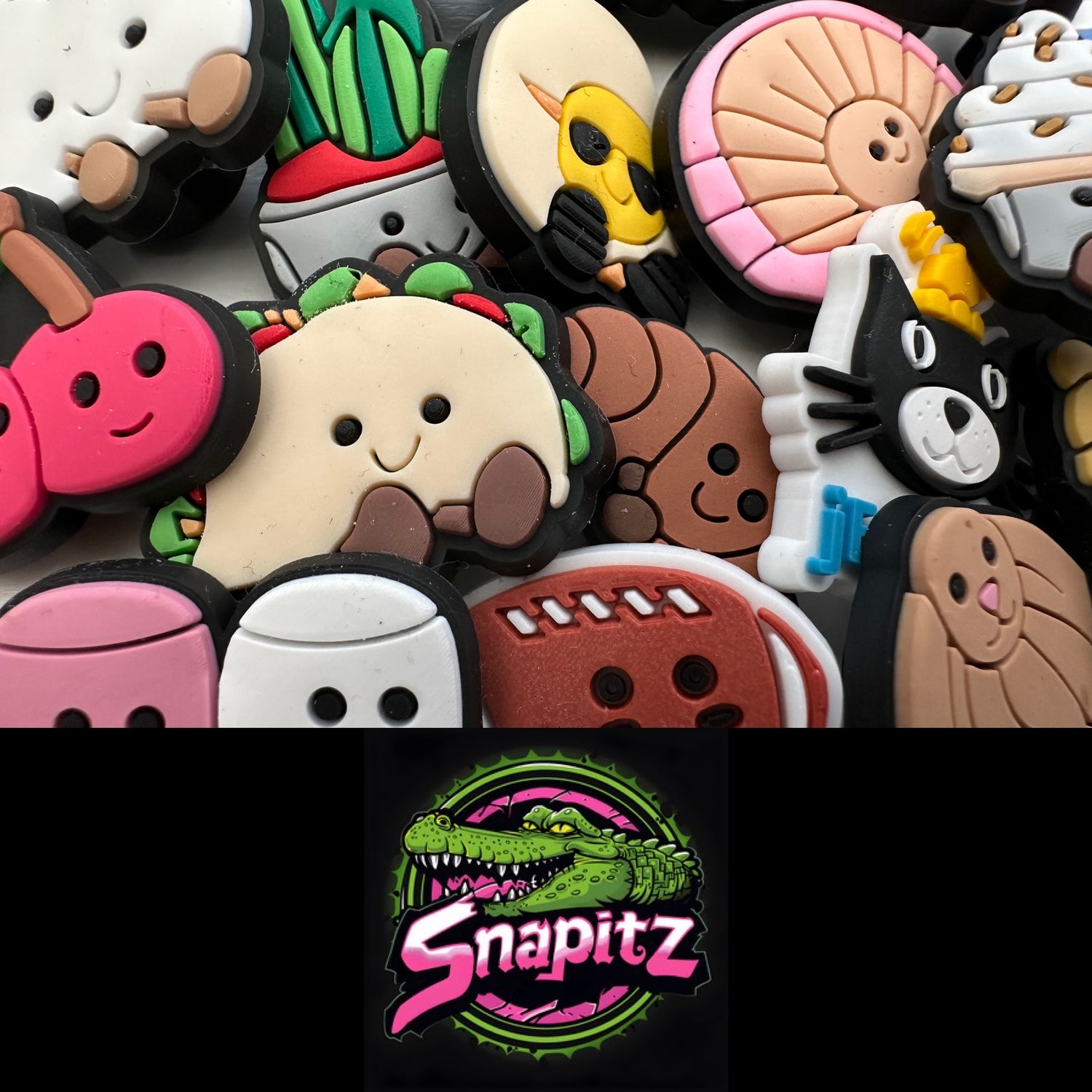 Jelly Teddy Animal Croc Charms | Cute Shoe Accessories